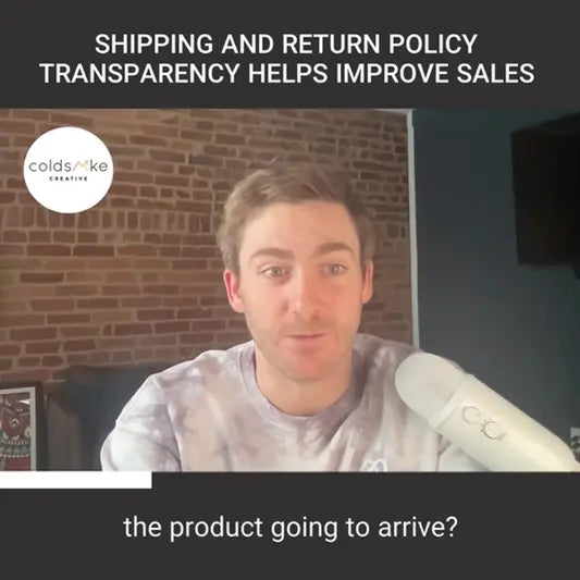 Shipping and return policy transparency helps increase sales